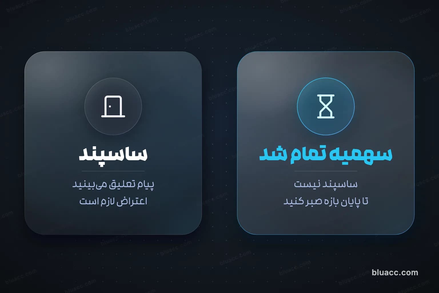 سهمیهٔ تمام‌شدهٔ توییتر با ساعت شنی در برابر اکانت بسته‌شده